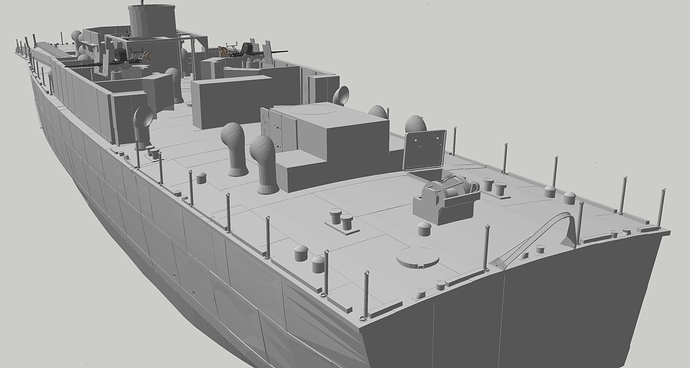 LCI(s)Fairmile H landing craft 011