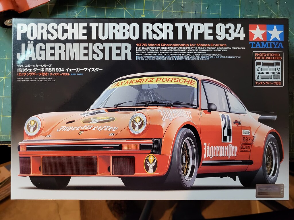 Tamiya 1976 Porsche 934 RSR Turbo - Automotive - KitMaker