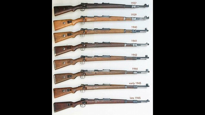 Mauser Kar 98K Production Variants
