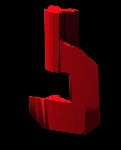 Rudder hinge exterior
