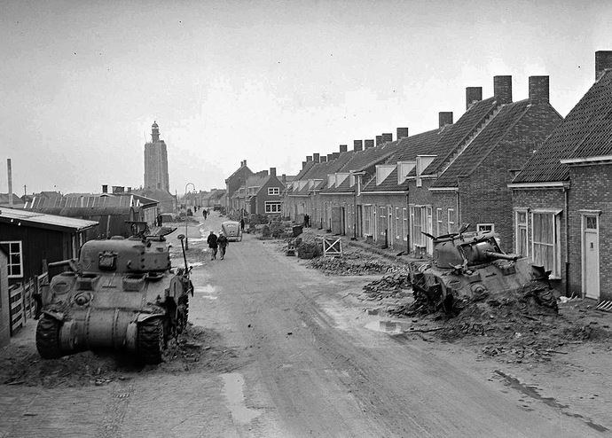 Crabs in Zuidstraat, ±1947