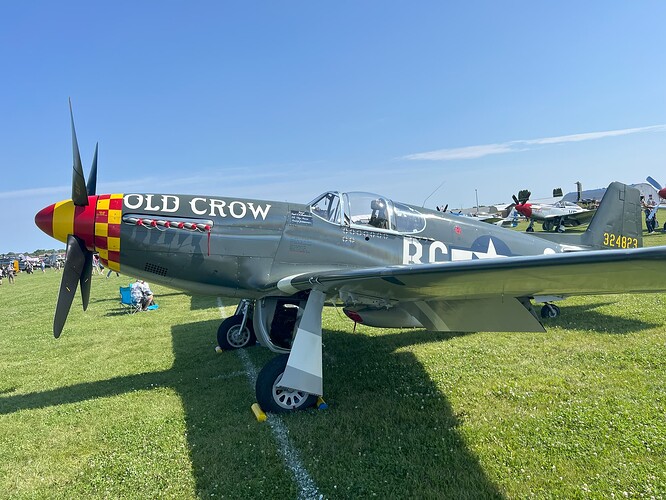 Old Crow P-51B Oshkosh 2025 -9