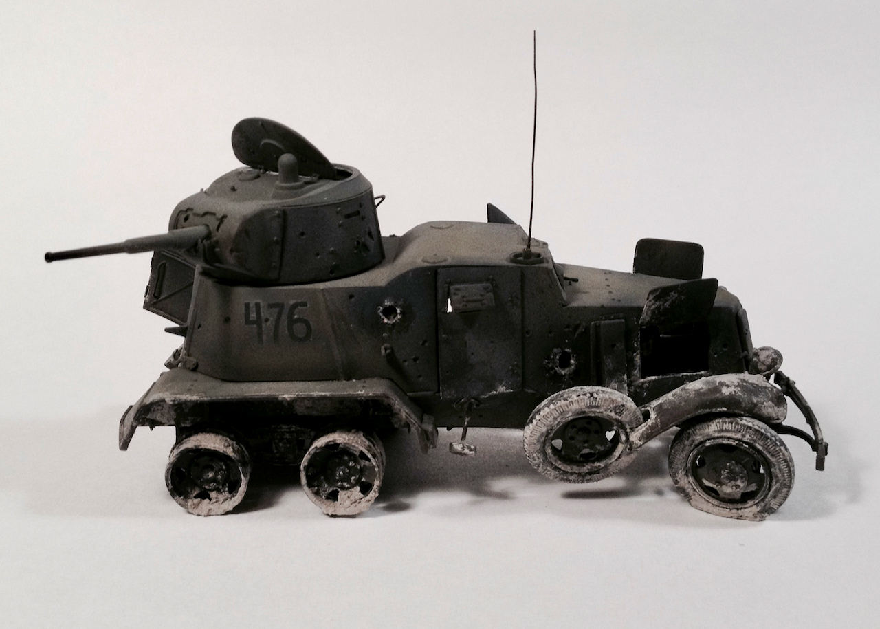 1:35 Zvezda Soviet Armored Car Ba-10 Kit Z3617 Modellino