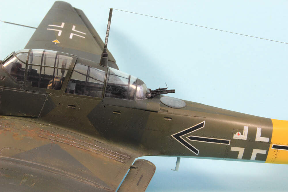 1/32 Aircraft Painted Ju87G2 Stuka Interior for HSG 8591437325610 