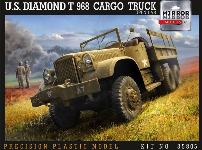 US Diamond T 968 Cargo Truck w:Open Cab