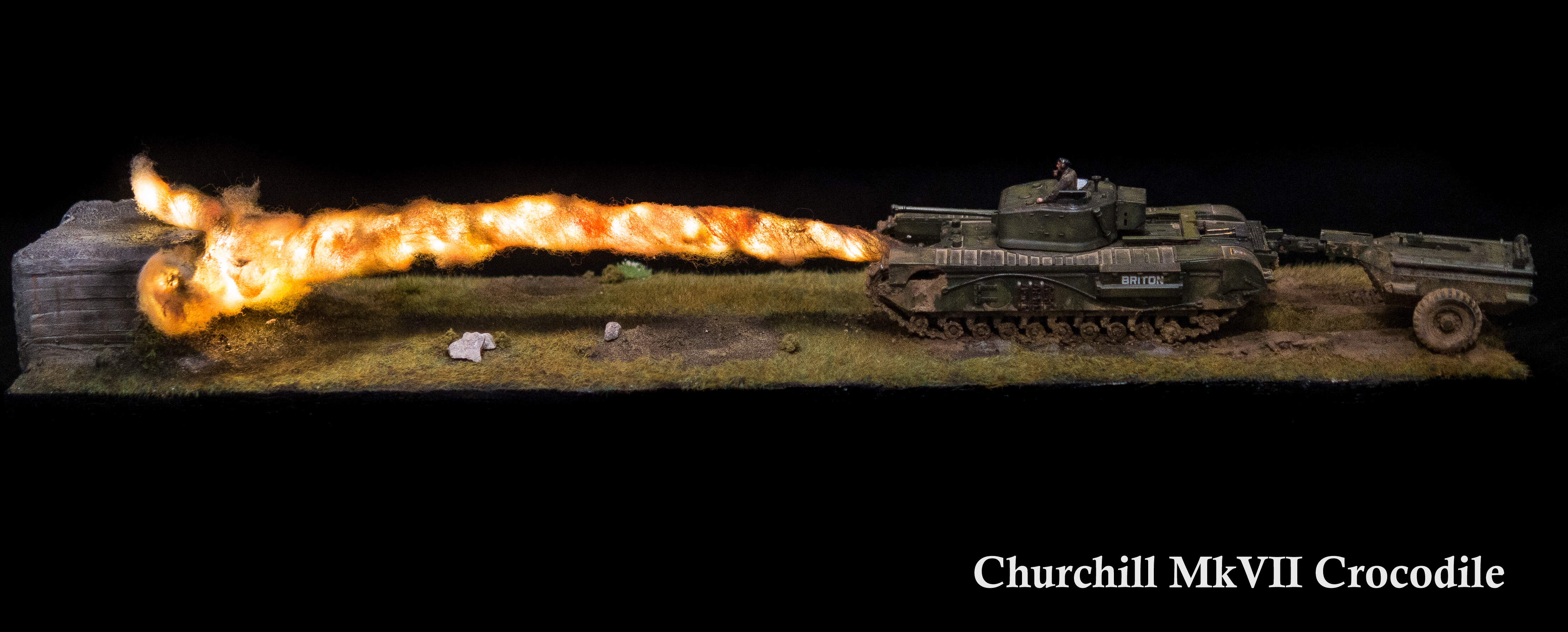 Churchill Mk VII Crocodile 1/48th (with flame effect) - WWII Allied -  KitMaker Network