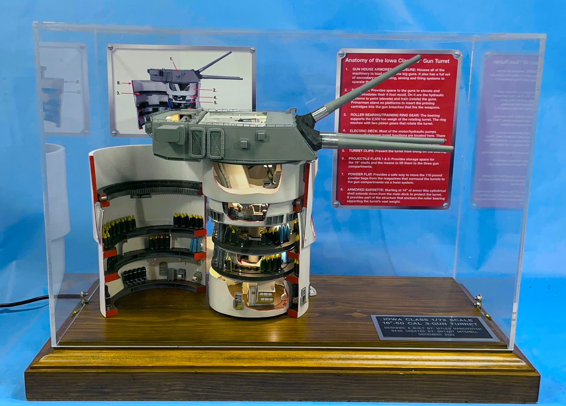 538 Cutaway Turret Complex; CAD and 3D Printed - WWII - KitMaker Network