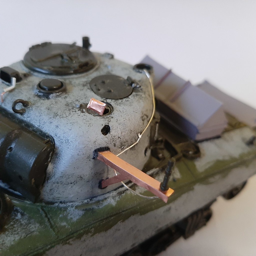 Planning to add some armor textures on my Tamiya M4 Sherman with