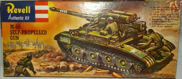 Revell m56 mobile anto tank gun box art