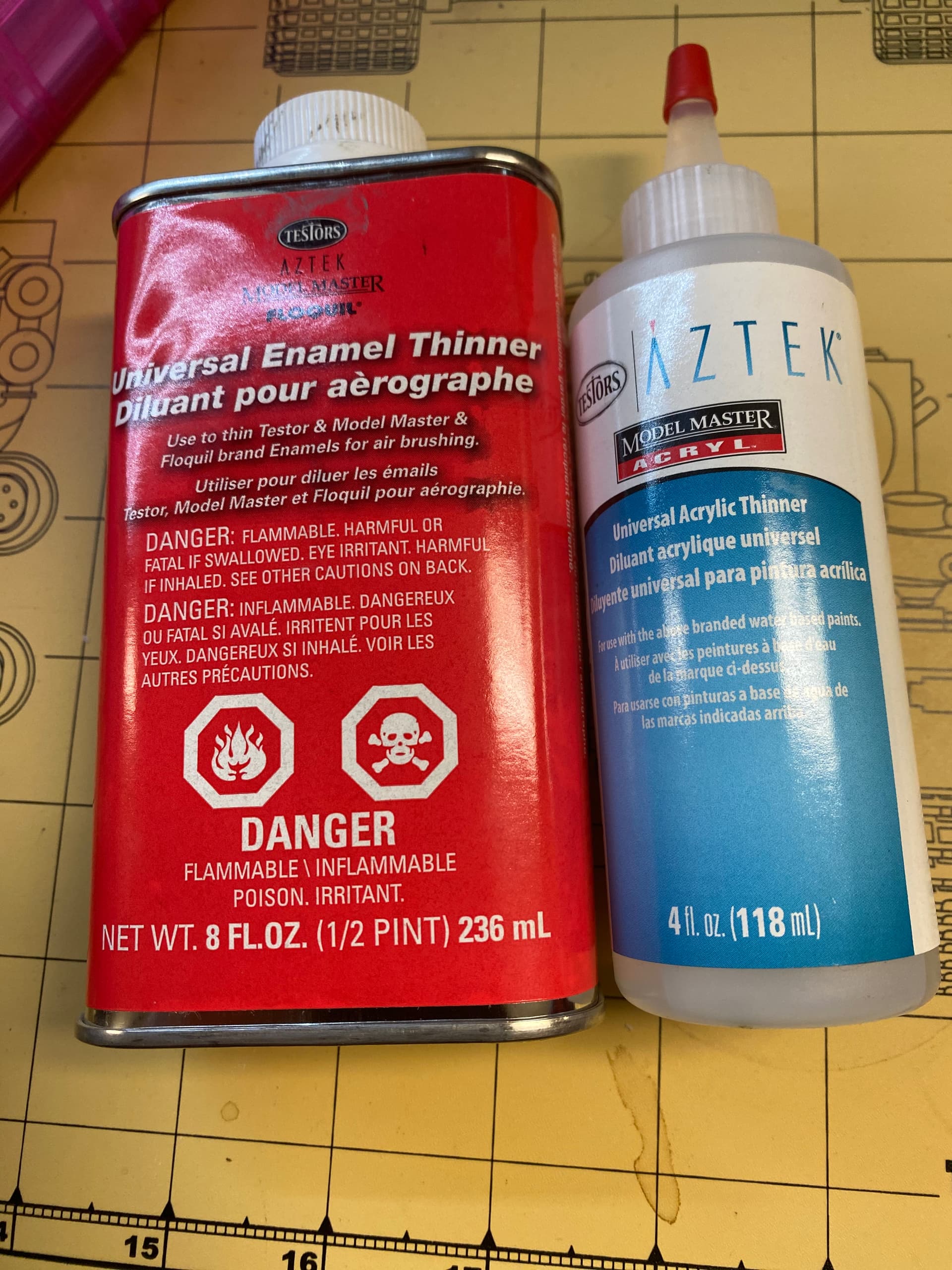 Thinning Tamiya Acrylic With Lacquer Thinner Vs Acrylic Thinner