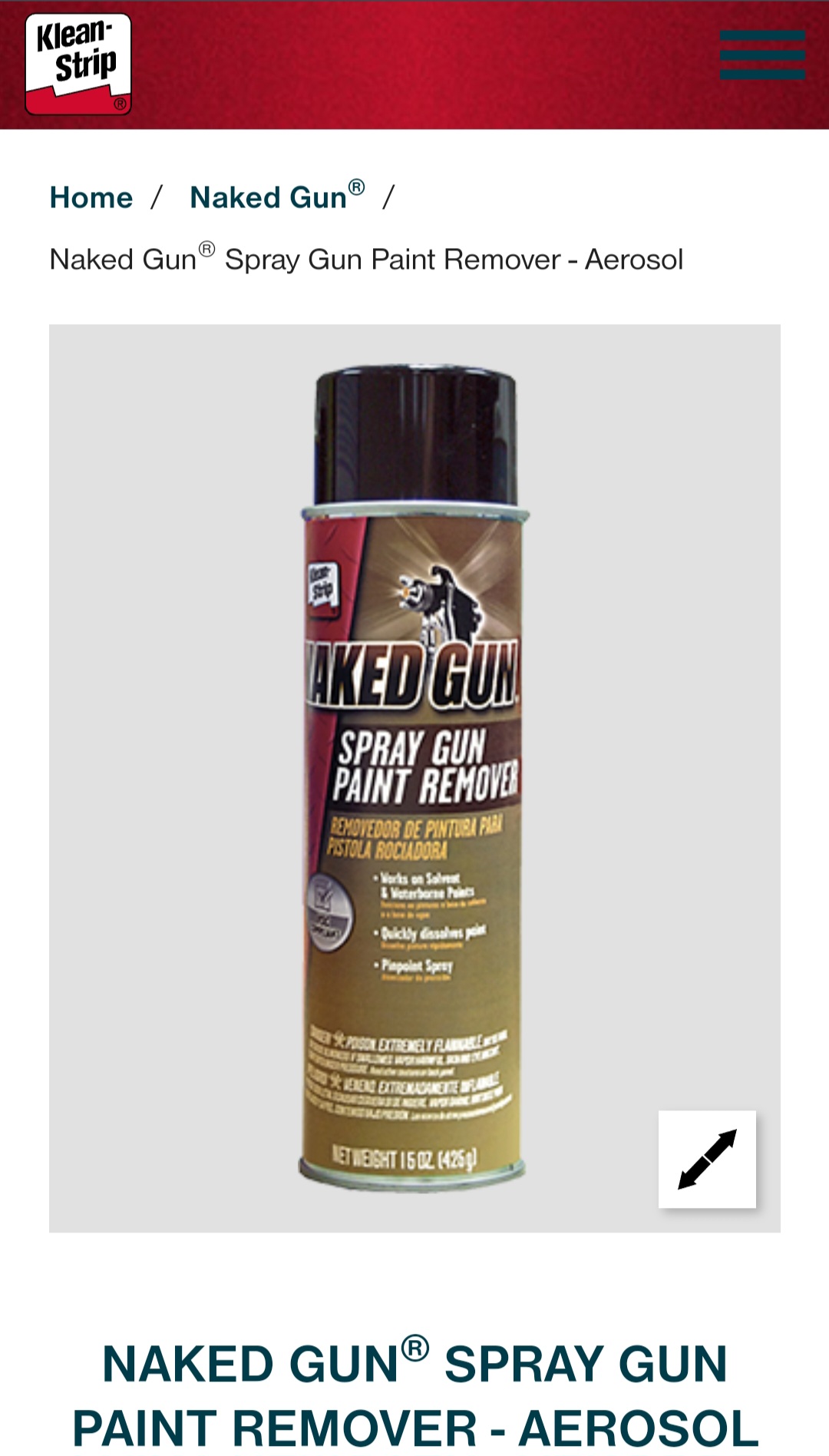 Naked Gun - Spray Gun Paint Remover Aerosol for Cleaning Airbrush? - Tools  & Supplies - KitMaker Network