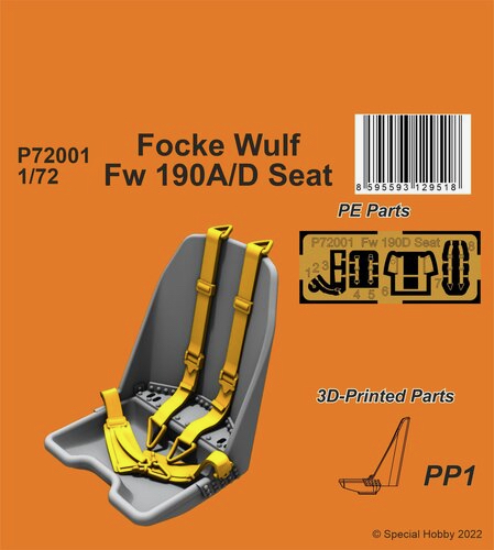 CMK 1:72 Focke Wulf Fw 190A:D Seat