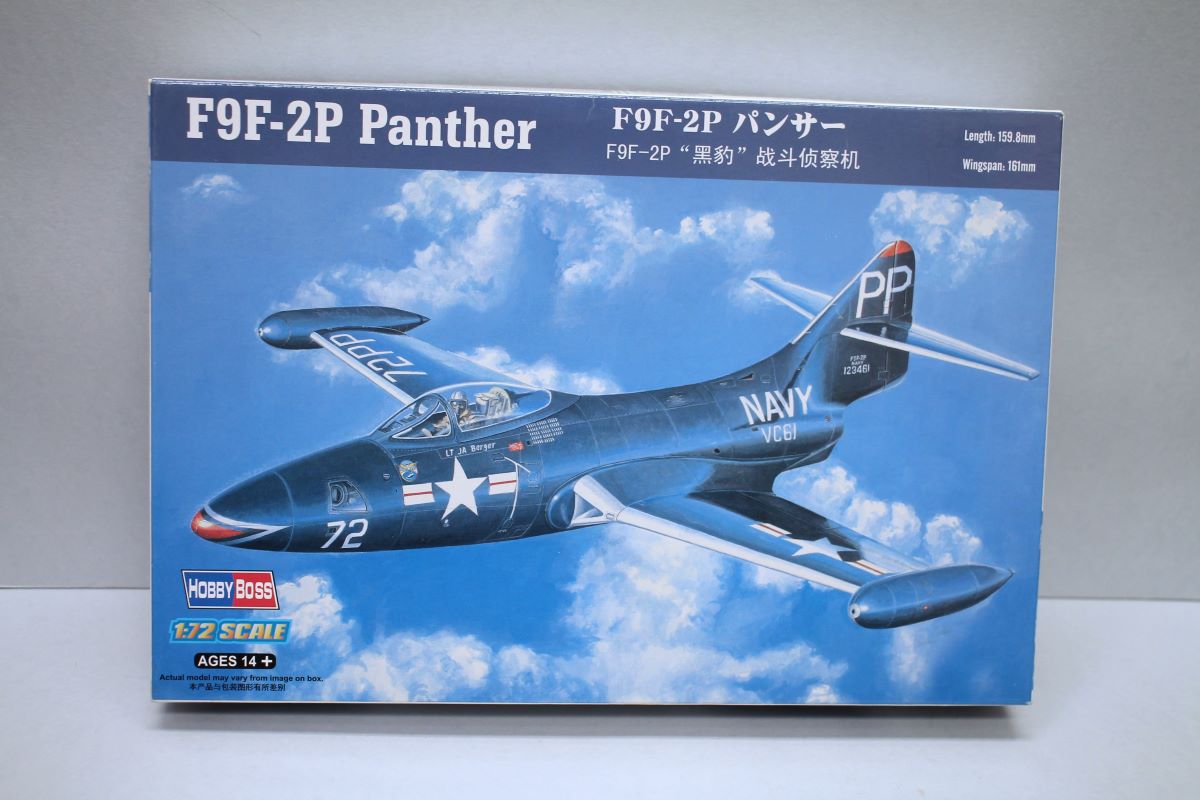 Trumpeter 1/48 F9F2P Panther US Navy Fighter Model Kit