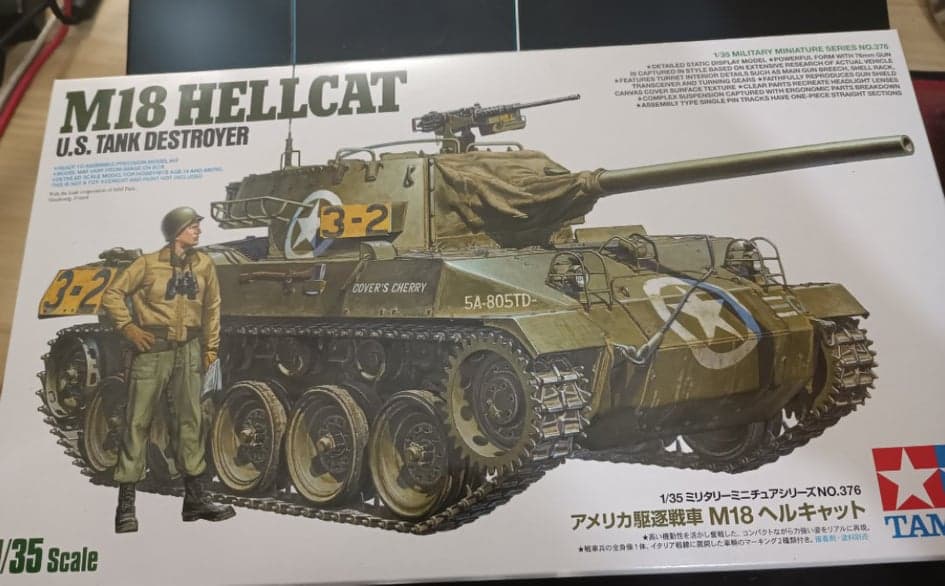 TAMIYA 1:35 US M18 Hellcat Tank Destroyer