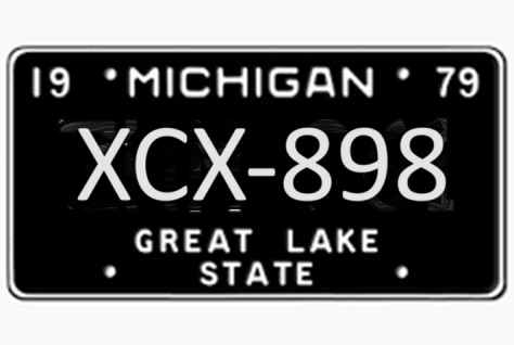 MI License Plate