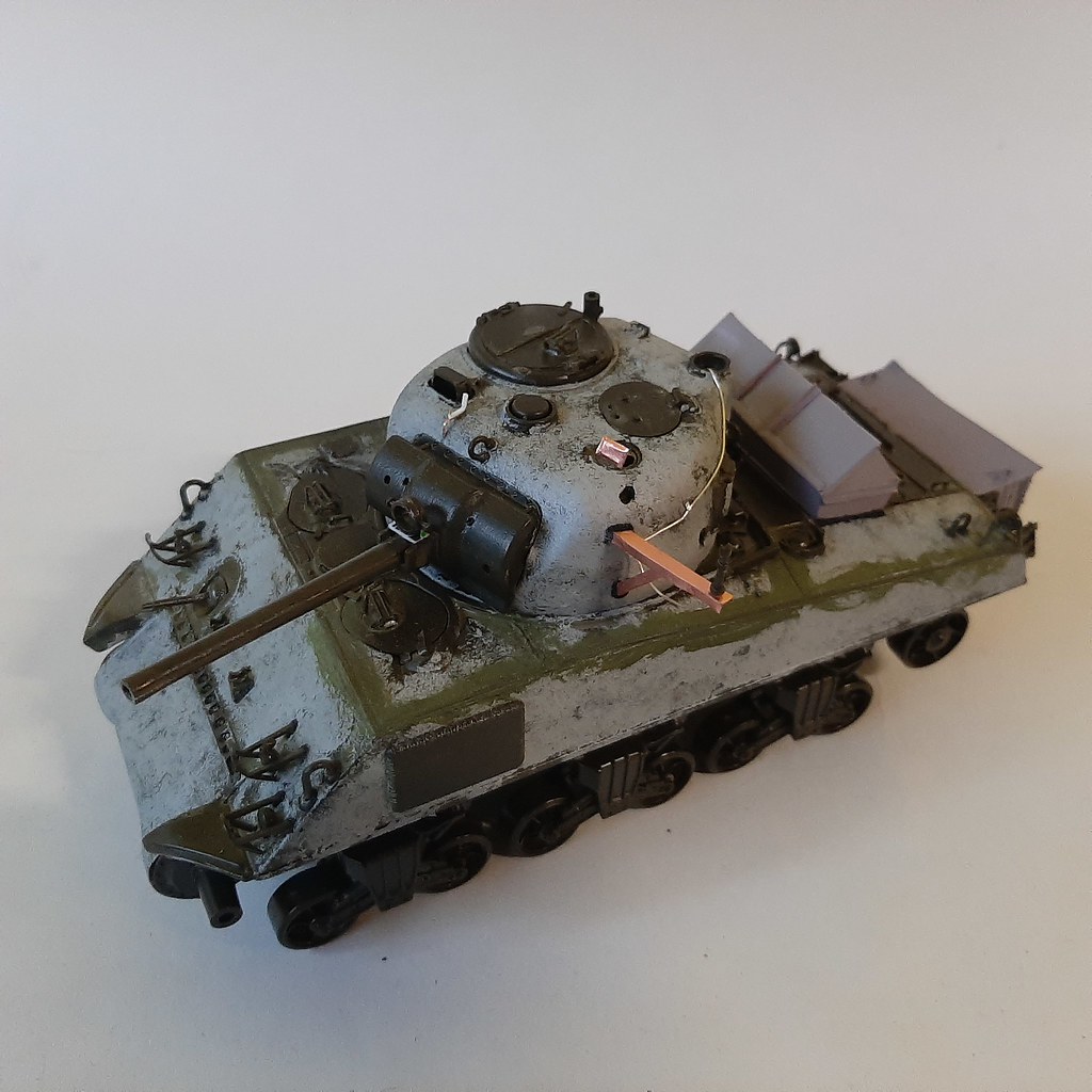 Planning to add some armor textures on my Tamiya M4 Sherman with