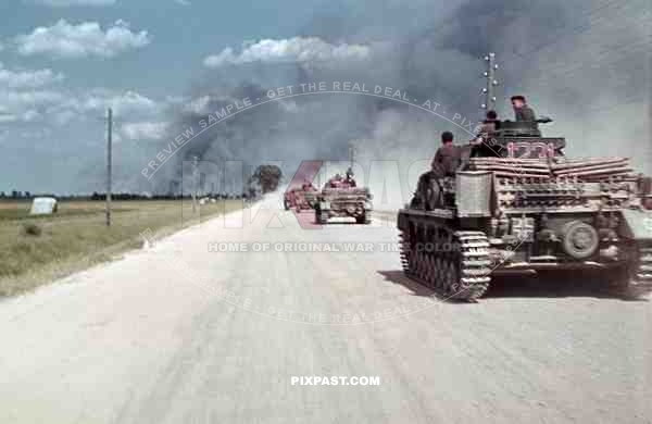 Pz IV, 1231, Operation Barbarossa, 1st Battery, 75th Panzer Artillery Reg, 3rd Panzer Division. Beresina August 1941. BOJA
