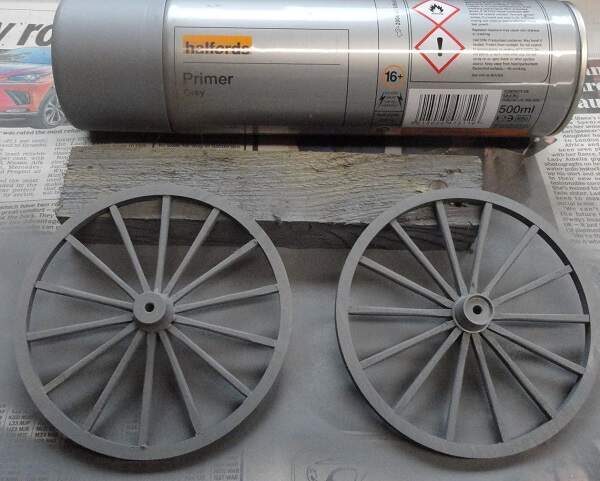 hind wheels in grey primer