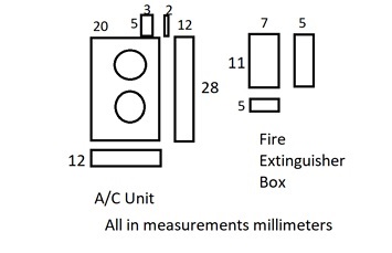 1-35 MLRS AC unit measurments