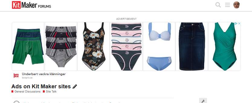 Ads on Kit Maker sites - Site Talk - KitMaker Network