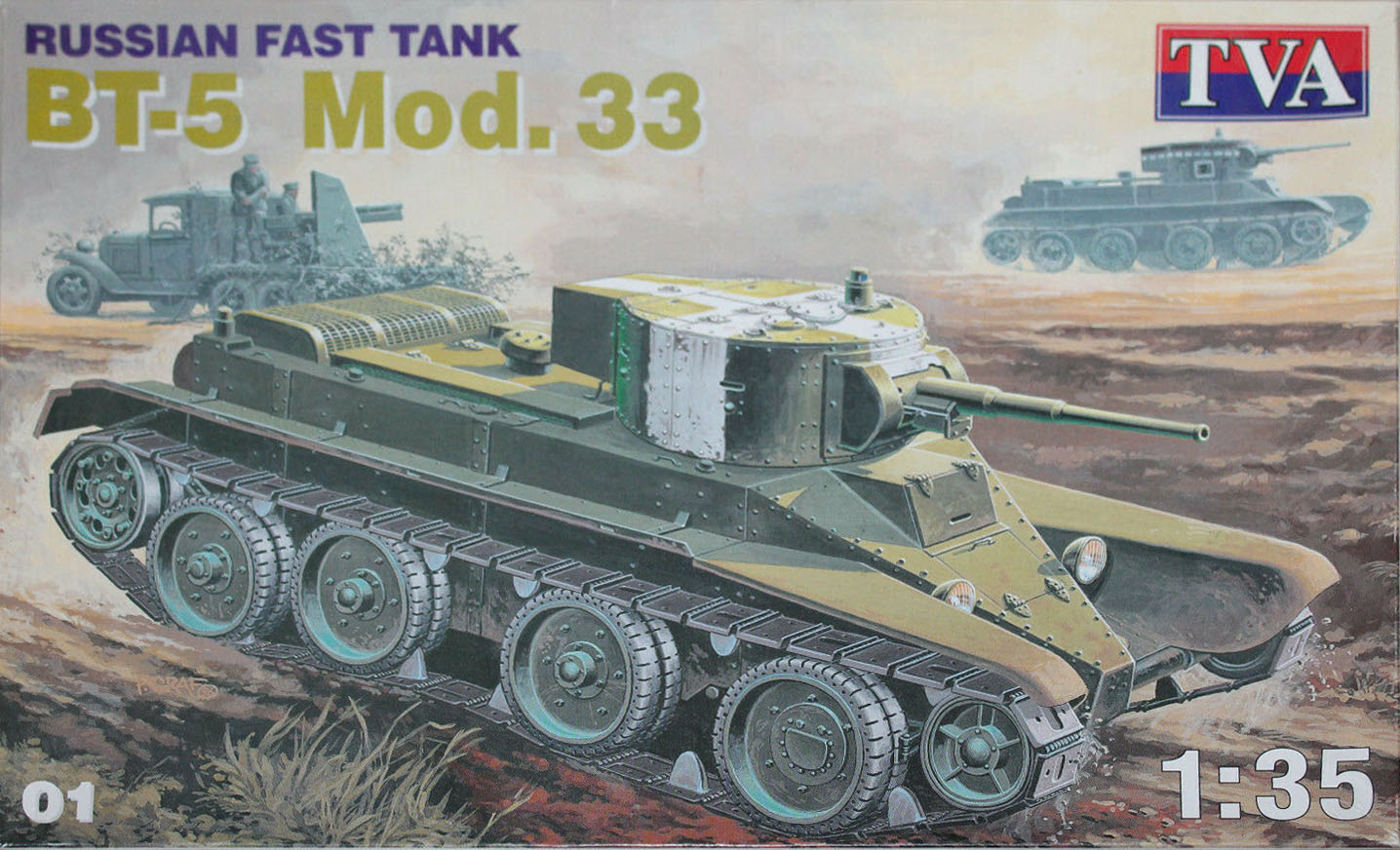 TVA 01 Russian Fast Tank BT-5 Mod. 33