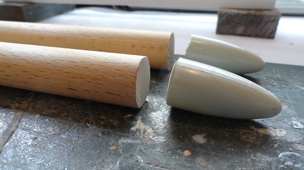 dowels with tips