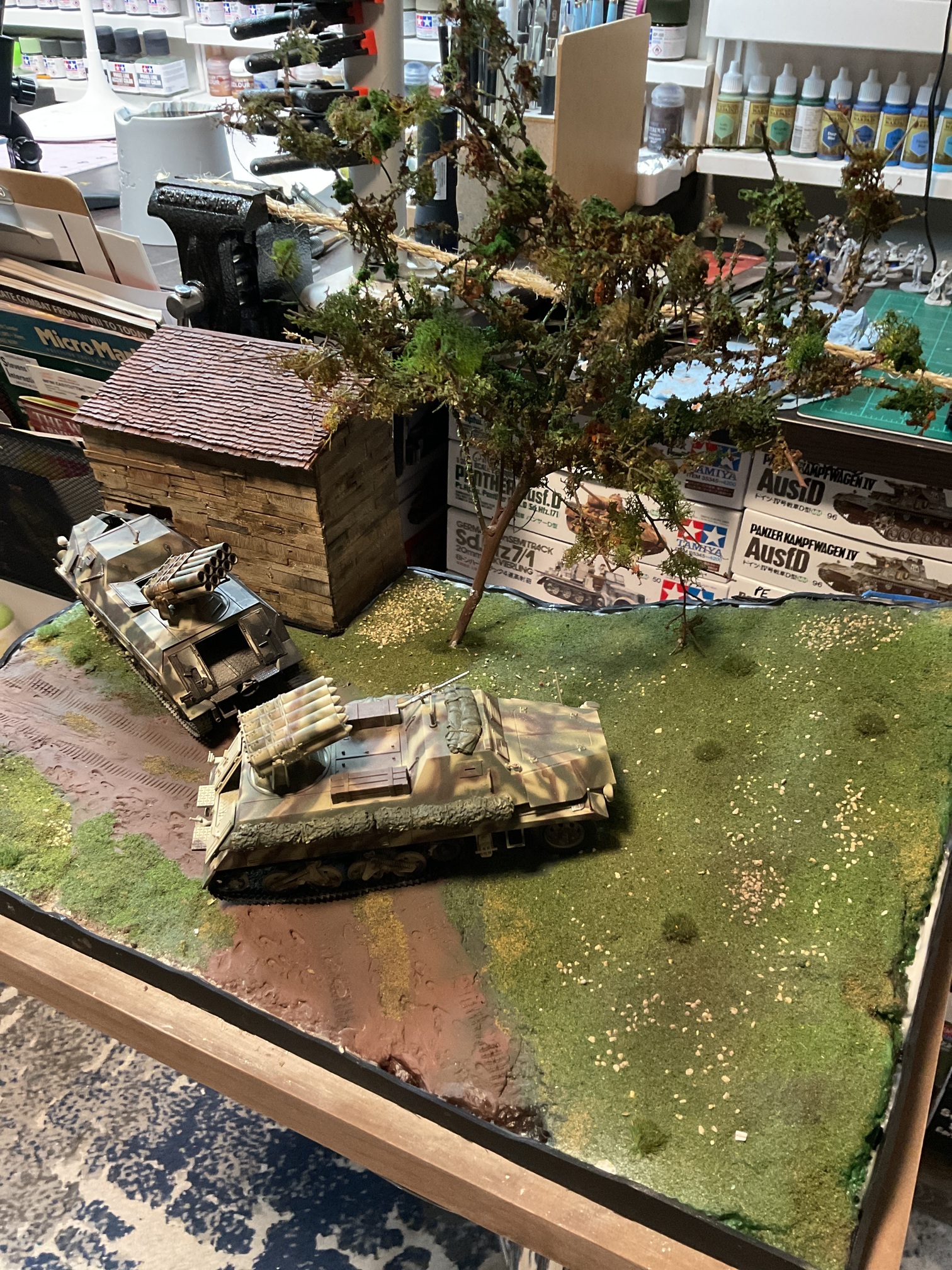 First diorama since 1988starting small - Work In Progress