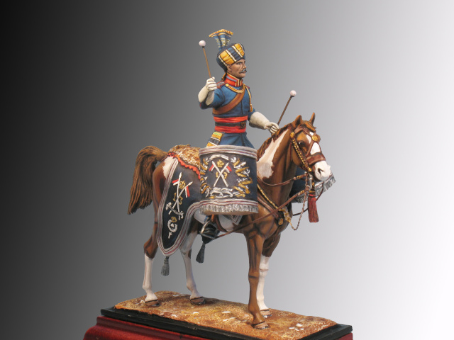 13o-de-Lanceros-del-Duque-de-Connaughts.-Timbalero-–-1938-Frente