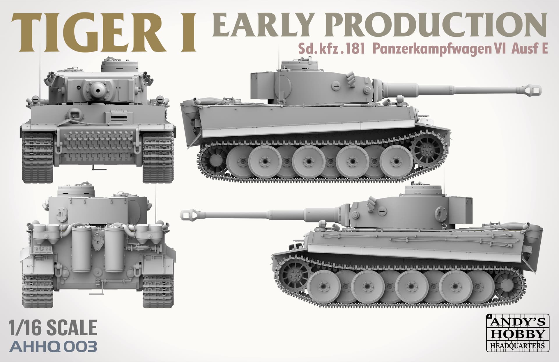 Andy's Hobby HQ 1/16 Early Tiger - Page 5 - WWII Axis - KitMaker 