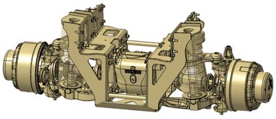 Oshkosh TAK-4 suspension