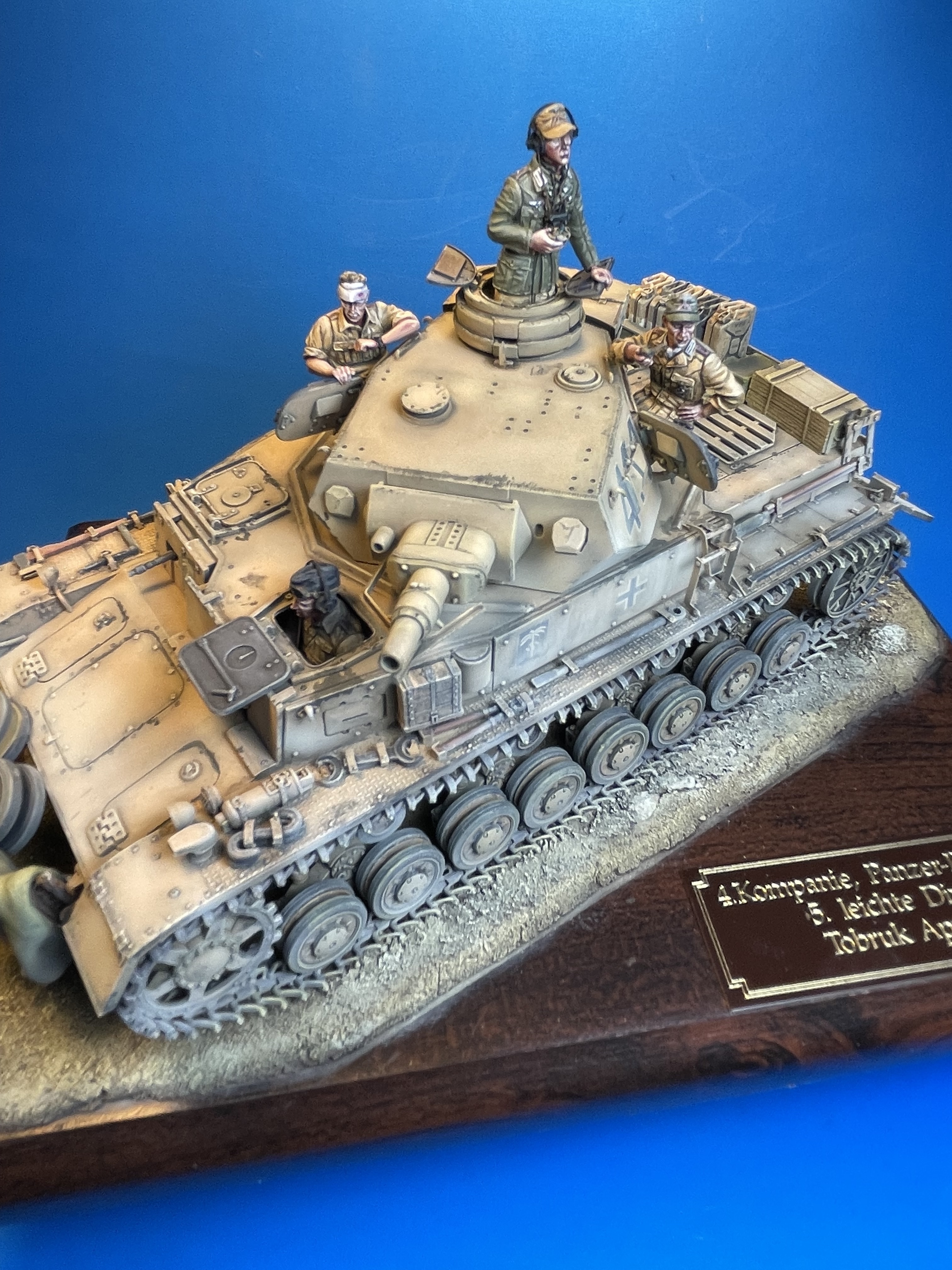 1/35 Panzer IV D, definitely not my best work, but I'm playing