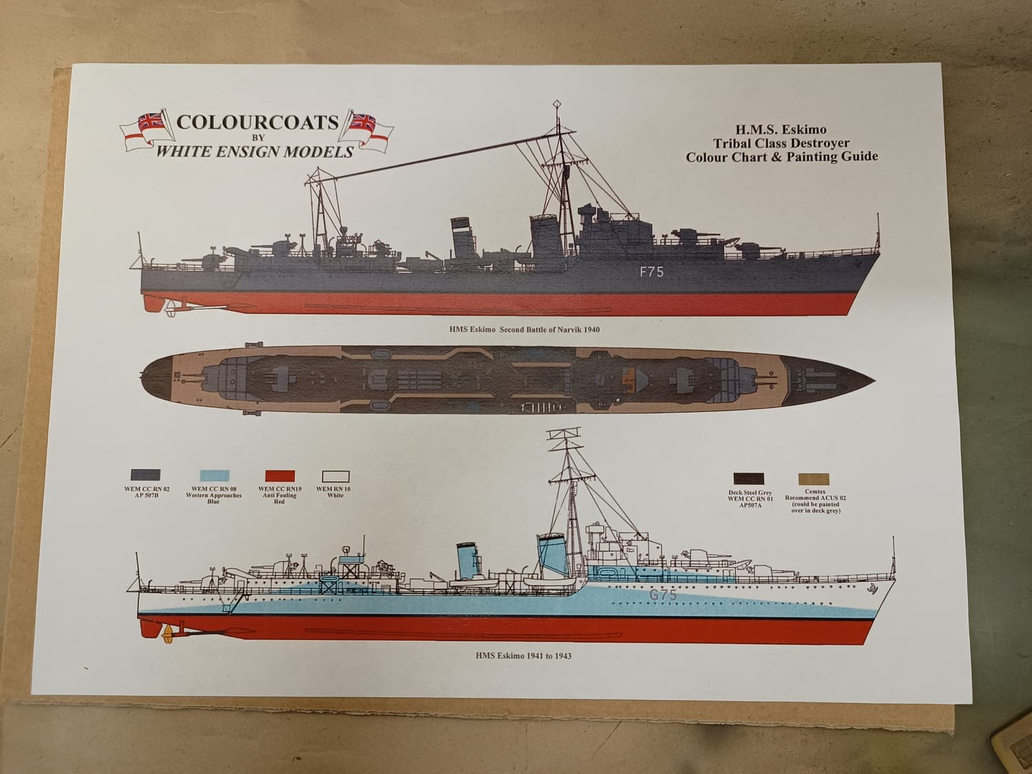 1/350 HMS Punjabi, 1st May 1942 - WWII - KitMaker Network 1/350 HMS Punjabi, 1st May 1942 - WWII - KitMaker Network