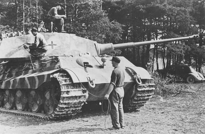 King Tiger tank zimmerit of the schwere Panzer Abteilung 503. Tank number 301. France 1944