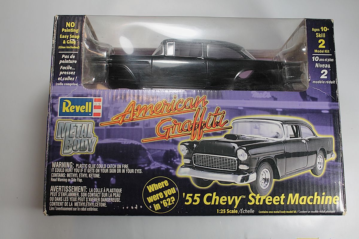 1/25 Revell '55 Chevy Street Machine-American Graffiti - Cars