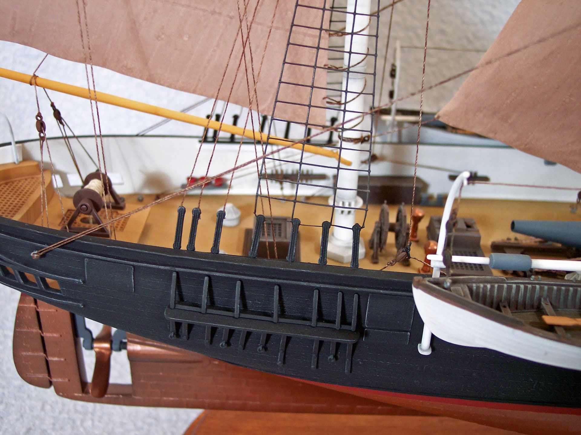 Finished Photos of Revell's 1/96 Scale C.S.S. Alabama Civil War