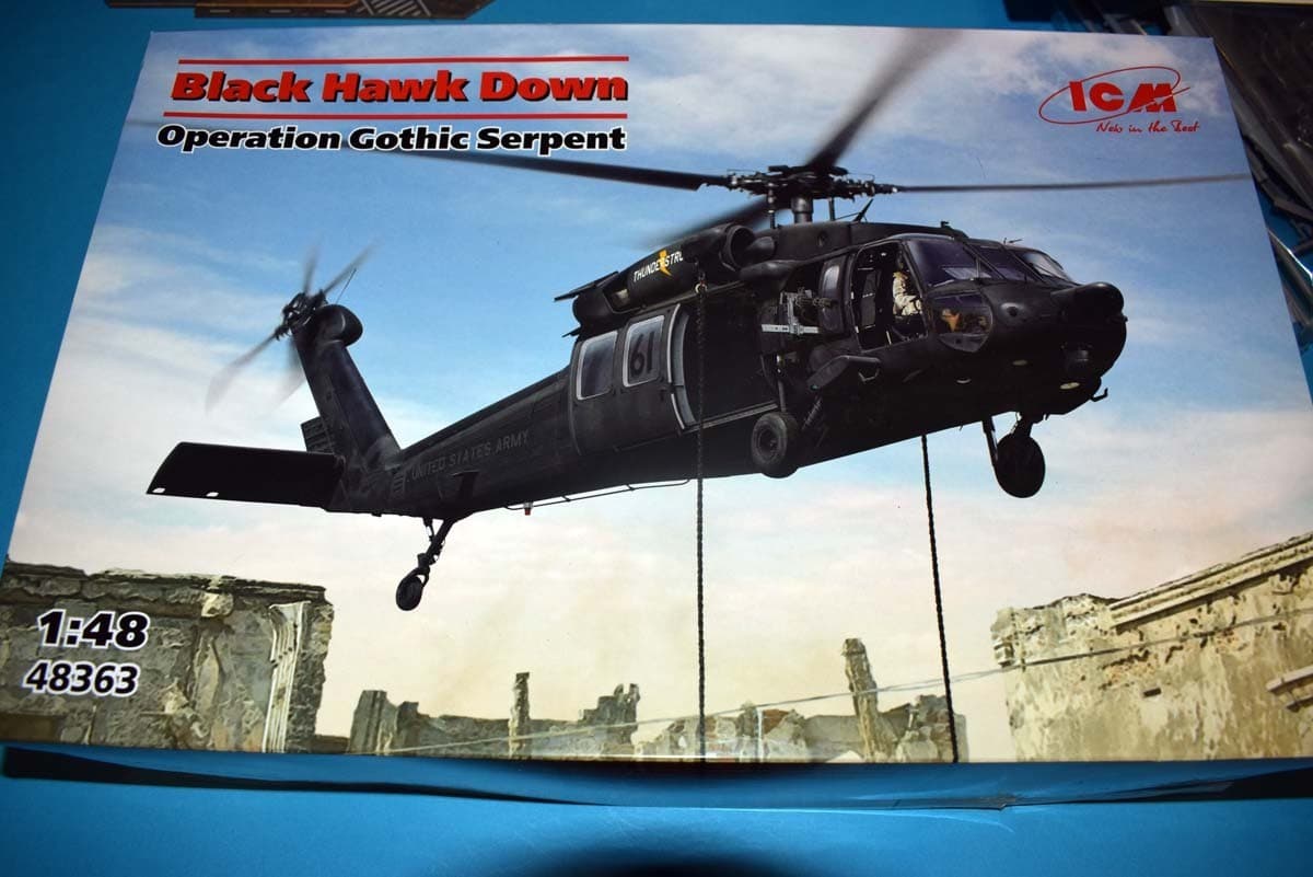 DMC HAWK acute ① REVIEW: ICM 1/48 MH-60 OP Gothic Serpent (Black Hawk Down