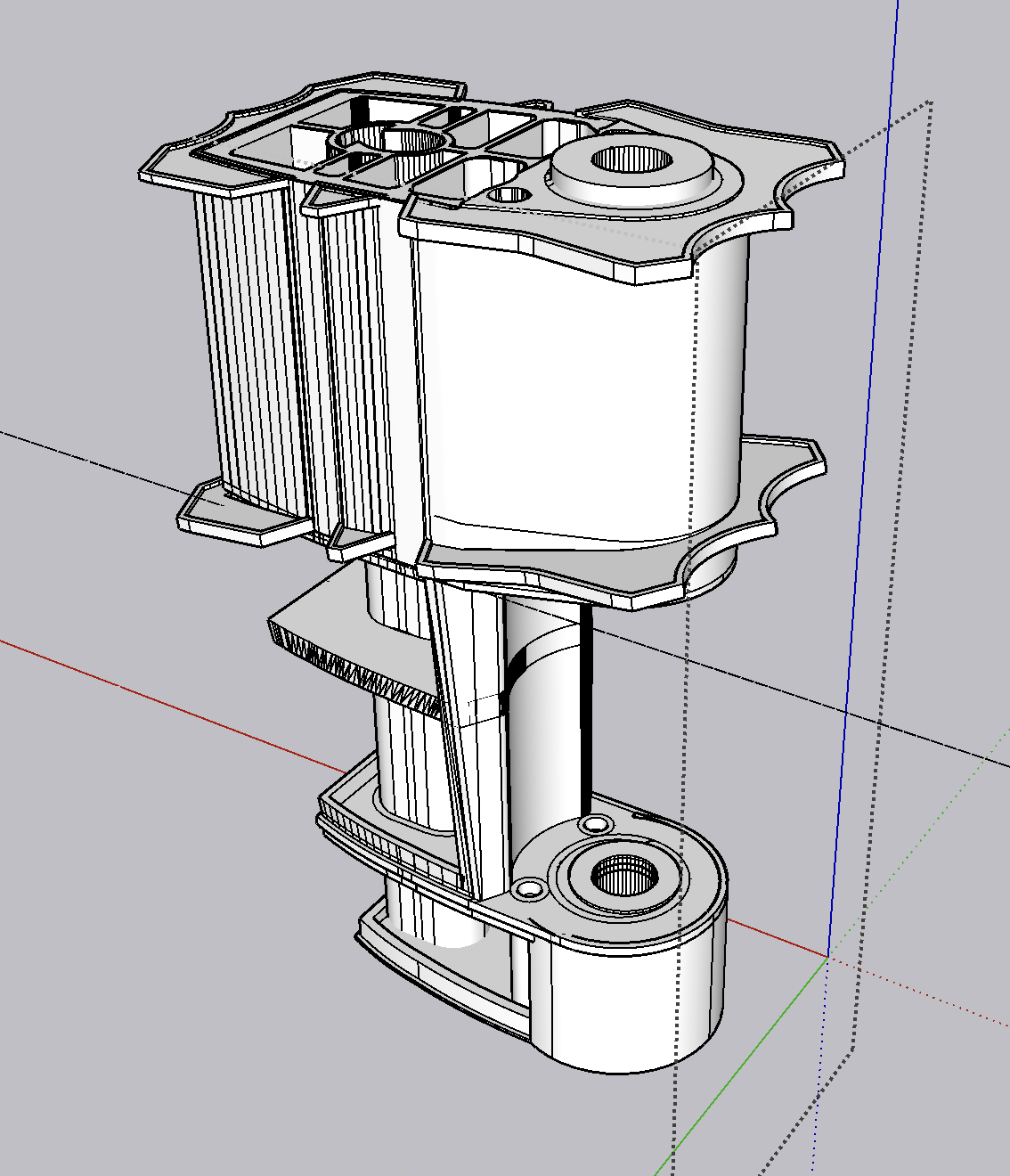 SG Updated Rudder Hub