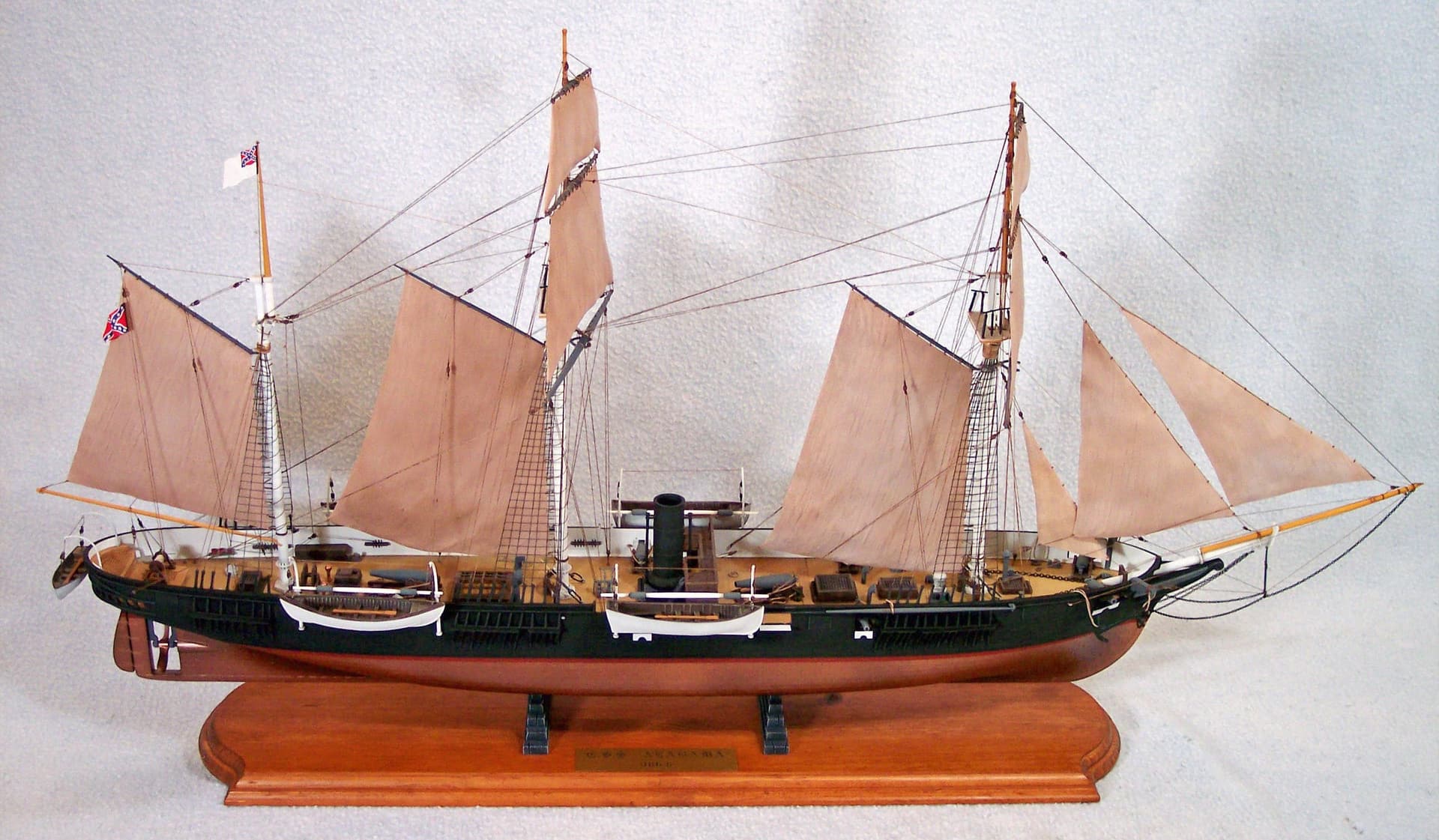 Finished Photos of Revell's 1/96 Scale C.S.S. Alabama Civil War