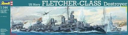 Revell Germany 1/144 scale Fletcher-class destroyer
