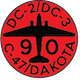 DC-3 Logo 90 blk 80