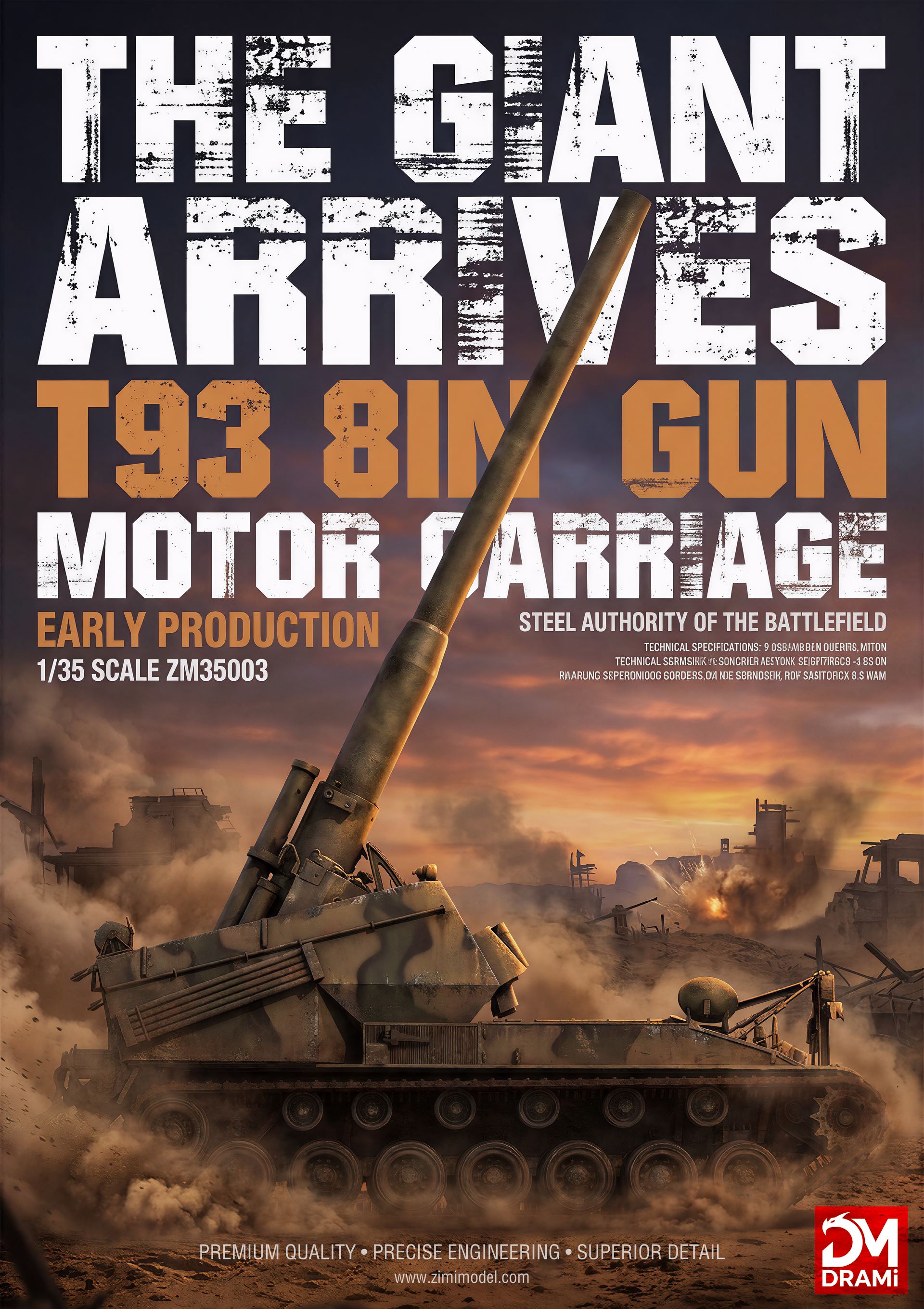 ZimiModel T92 & T93 - Armor/AFV - KitMaker Network